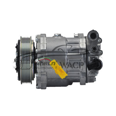 9800849780 ضاغط مكيف هواء السيارة 7C16 6PK لـ Peugeot407 CitroenC5 C6 2.7 3.0 WXPG054