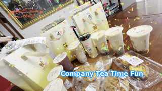 حان الوقت لتناول شاي بعد الظهر الممتع في الشركة مرة أخرى. شكرا لك، شركة ويكسينج.